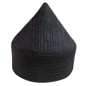 Black Gumbad Shape Caps