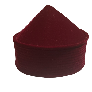 Maroon Gumbad Shape Caps