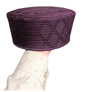Purple Crown Shaped Caps