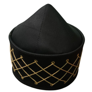 Black Gumbad Shape Caps