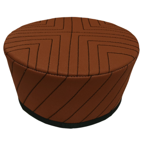 Brown Crown Shaped Caps
